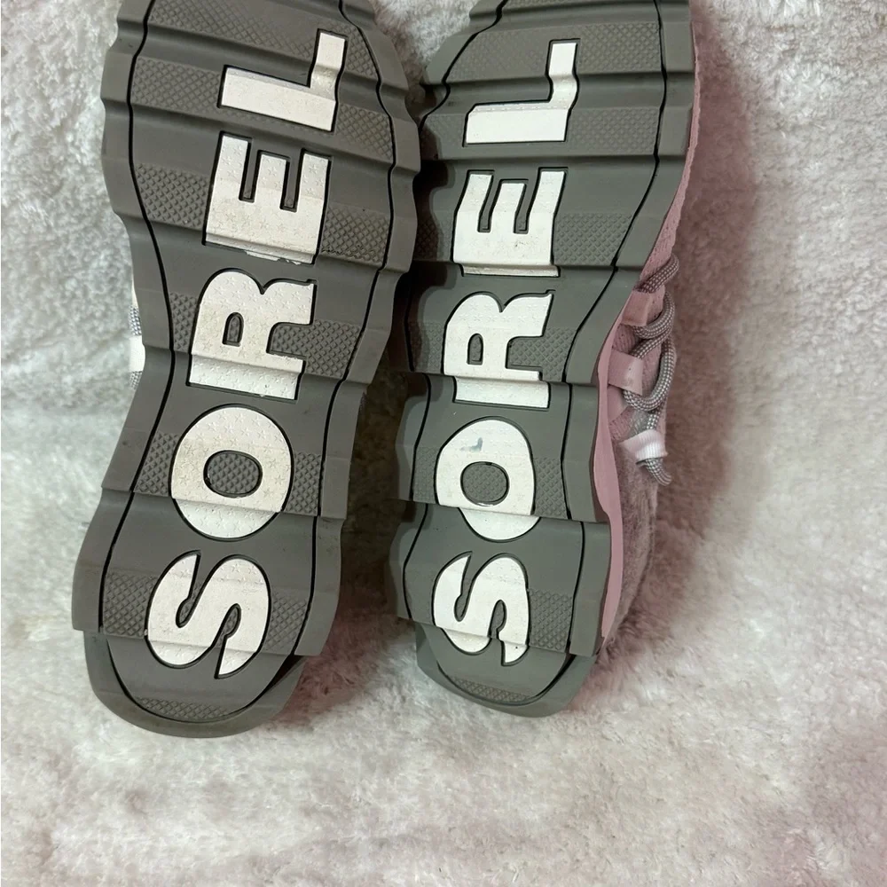 SOREL Women's Kinetic Lace Sneaker Size 7.5 White  Athletic Shoe Comfy - Picture 5 of 8